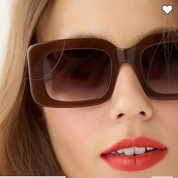 JCRWW OVERSIZED RECTANGULAR SUNGLASSES NWT s-l400.jpg main image 2